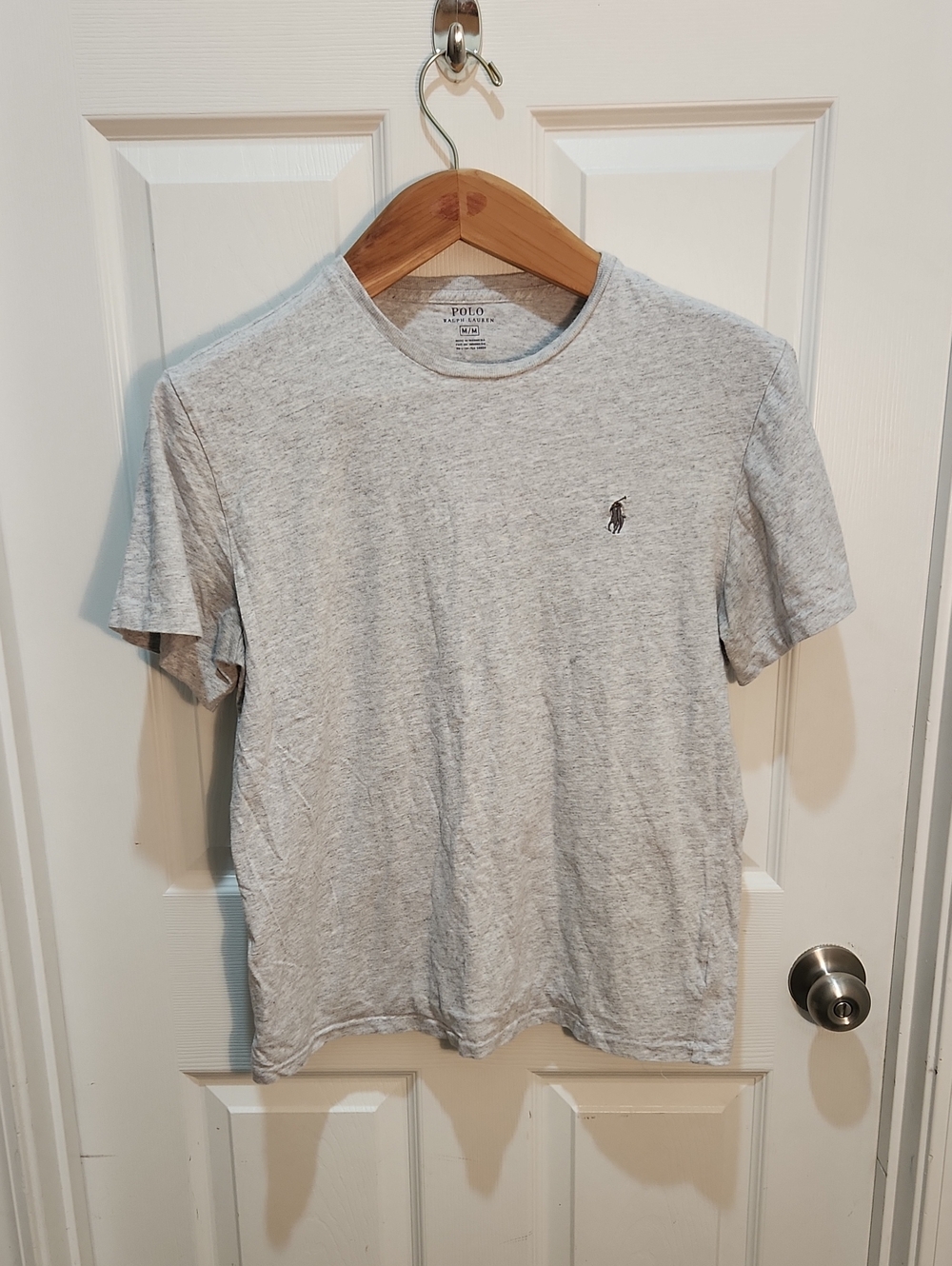 Polo by Ralph Lauren Light Heather Gray Crewneck Tee